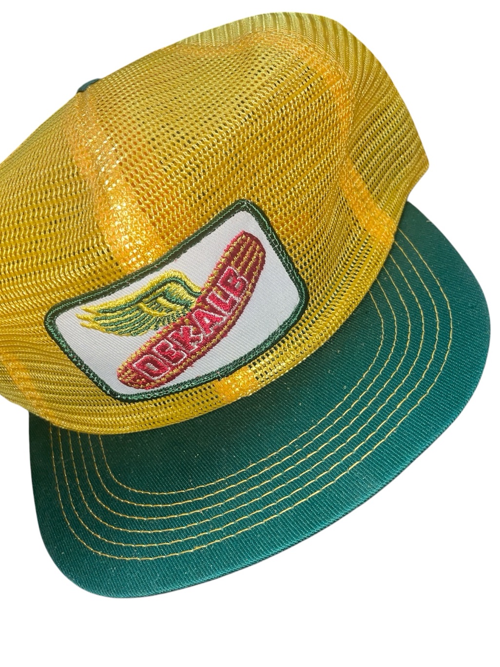 K Brand Vintage Dekalb Seed Corn KBrand Usa Mesh Trucker Hat Snapback Farm Cap